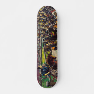 Japanische historische Malerei Bushido samurais Skateboard
