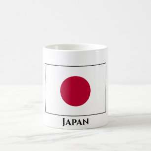 Japanische (japanische) Flagge Kaffeetasse