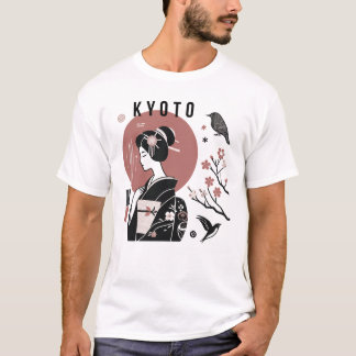 Japanische japanische Frauengestalt T-Shirt