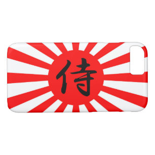 Japanische Kaiserflagge mit Samurai-Kanji-Symbol Case-Mate iPhone Hülle
