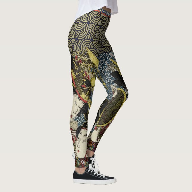 Japanische Kaiserhof-Ausführende Leggings (Rechts)