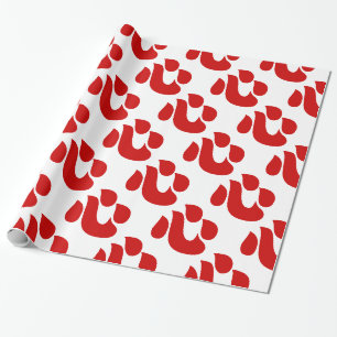 Japanische Kanji Herz 【Shin/Kokoro】 心 Geschenkpapier
