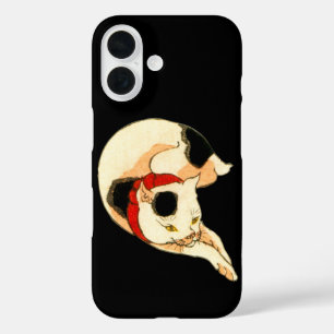 Japanische Katze, Kuniyoshi, Ukiyo-e iPhone 16 Hülle