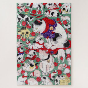 Japanische Katze, Ukiyo-e