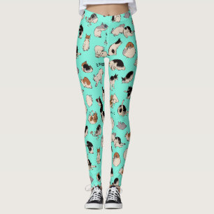 Japanische Katzen (farbänderbar) Leggings