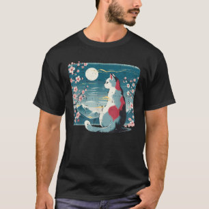 Japanische Katzenberg-Sakura-Kirschblüten-Frauen  T-Shirt