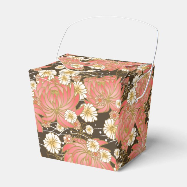 Japanische Kimono Fabric stilisierte die Gevor Box Geschenkschachtel (Vorderseite)