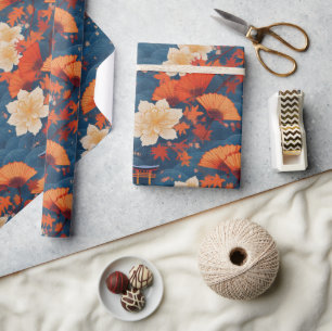 Japanische Kimono Fabric-Verpackung Geschenkpapier