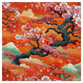 Japanische Kimono-inspirierte Ware Stoff