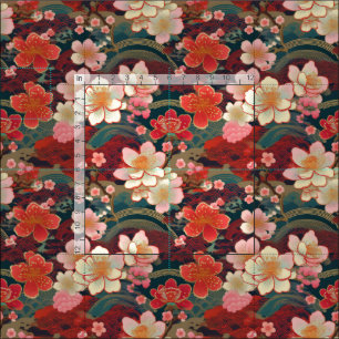 Japanische Kimono-inspirierte Ware Stoff
