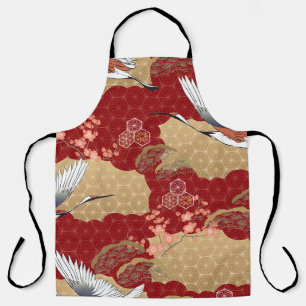 Japanische Kimono-Kirschblüten Schürze
