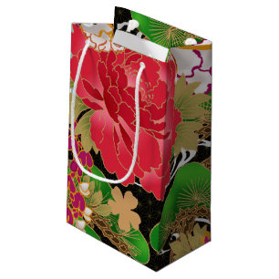 Japanische Kimonomuster Geschenktasche Kleine Geschenktüte
