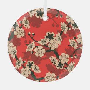Japanische Kirchenzweig: Stilvoll Ornament Aus Glas