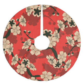 Japanische Kirchenzweig: Stilvoll Polyester Weihnachtsbaumdecke