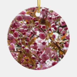 Japanische Kirschbaume Keramikornament