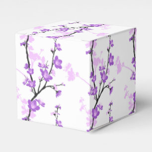 Japanische Kirschblüte, königliches Lila, Blume, Geschenkschachtel