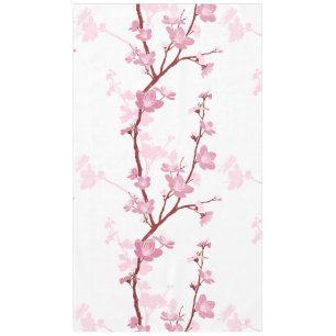 Japanische Kirschblüte, sanfte rosa Blume, Tischdecke