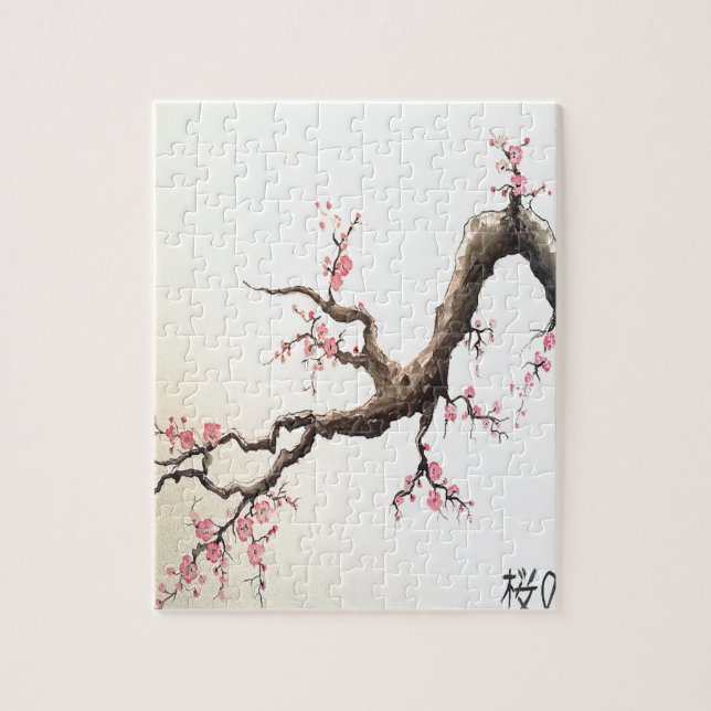 Japanische Kirschblüten (Vertikal)