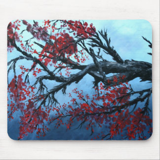 japanische Kirschblüten-Blumenbaum-Orientale-Kunst Mousepad
