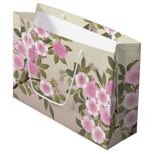 Japanische Kirschblüten Große Geschenktüte
