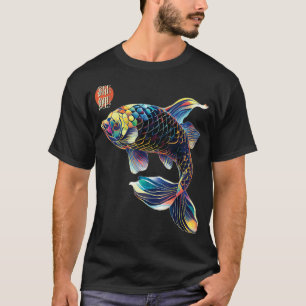 Japanische Koi-Fische, Koi-Karpfenliebhaber, Fraue T-Shirt