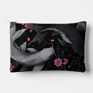 Japanische Koi Fish Dunkle Mode Zubehörtasche