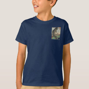 Japanische Koi Hiroshige Fisch Festival Flagge T-Shirt