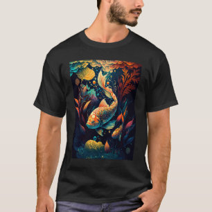 Japanische Koi-Karpfen Nishikigoi-Fische Japan 2 T-Shirt