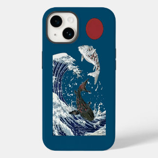 Japanische KOI Kunst, Yinyang iPhone 14 Hülle