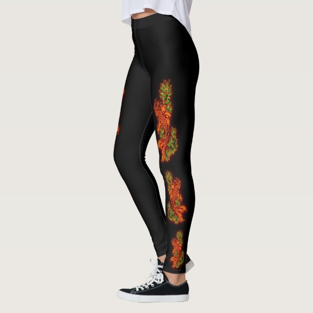 Japanische Koi Leggings (Links)