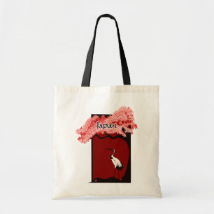 Japanische Kran-Taschen-Tasche Tragetasche