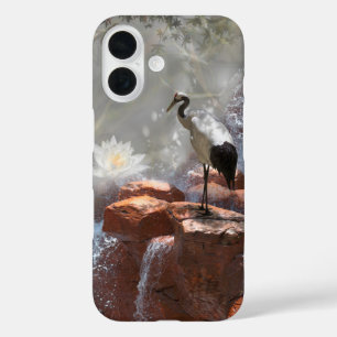 Japanische Krane "Langlebigkeit" iPhone 16 Hülle