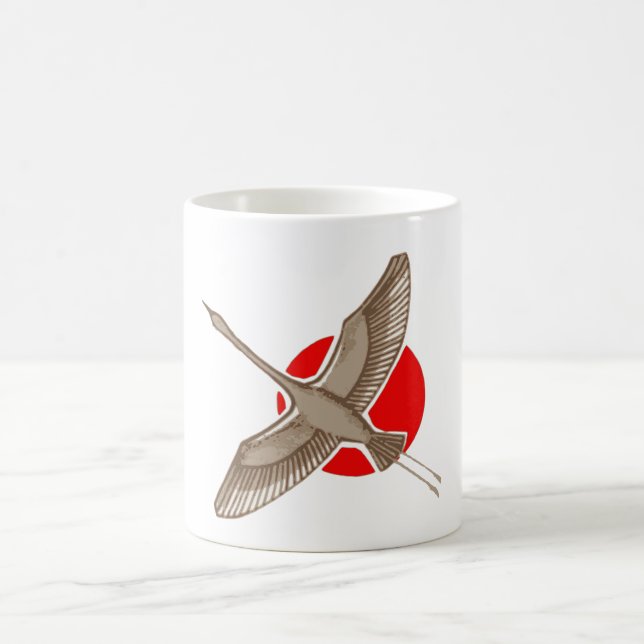 Japanische Krane Tasse (Mittel)