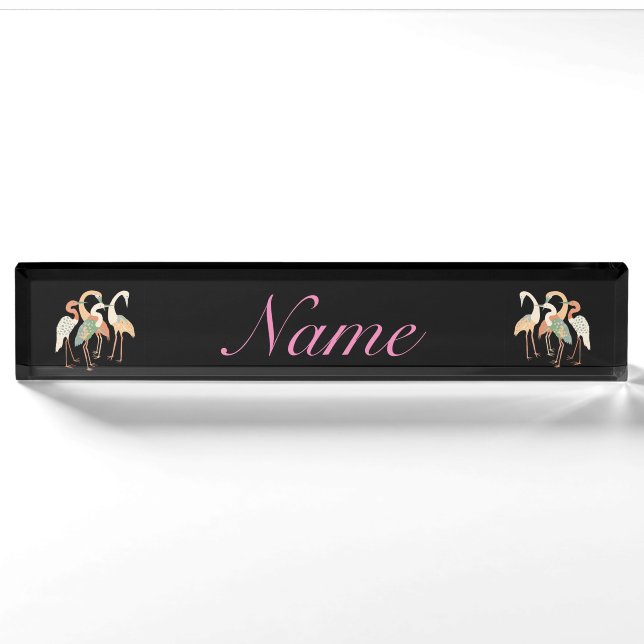 Japanische Krane Thunder_Cove  Namensplakette (Vorderseite)