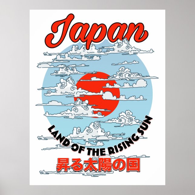 Japanische Kranvögel Poster (Vorne)