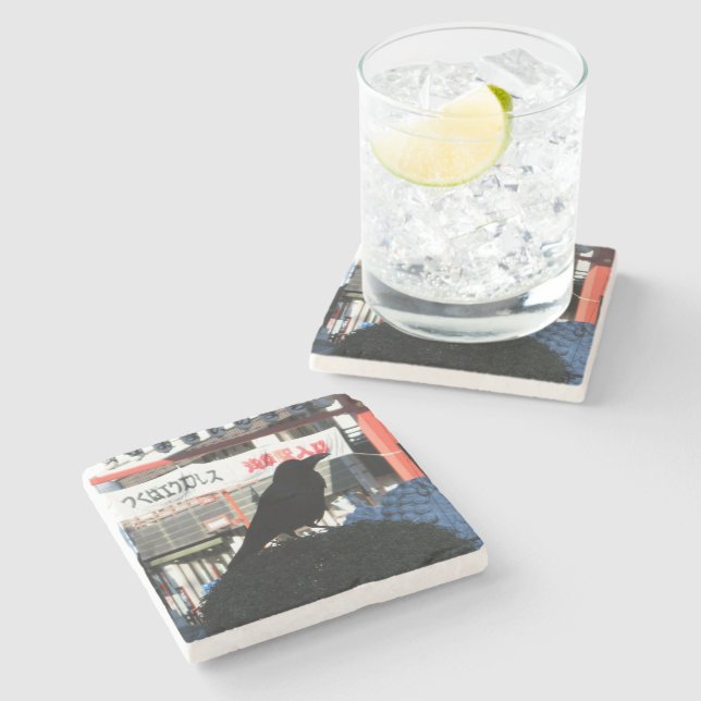 Japanische Kruge Steinuntersetzer (Seitenansicht)