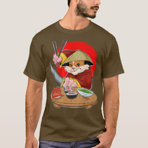 Japanische Küche I Maki Lover I Samurai Sushi Guin T-Shirt