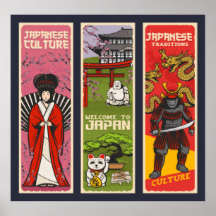 Japanische Kultur Poster