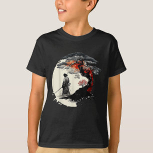 Japanische Kunst Aikido Baum des Lebens Frieden Ku T-Shirt