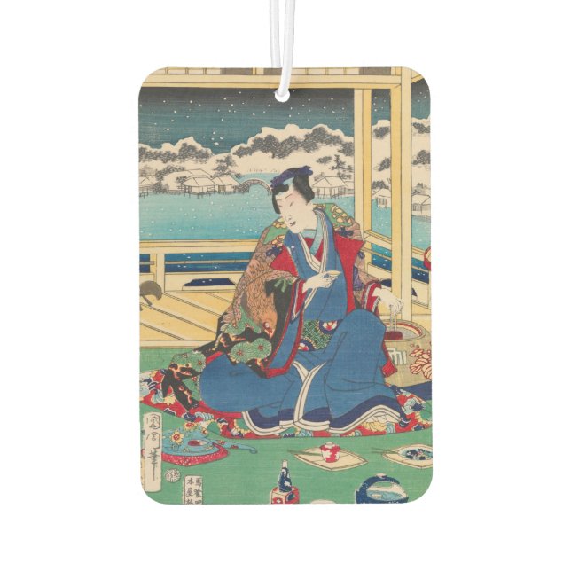 Japanische Kunst Auto Lufterfrischer (Rückseite)