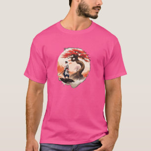 Japanische Kunst. Baum des Lebens Frieden Aikido K T-Shirt