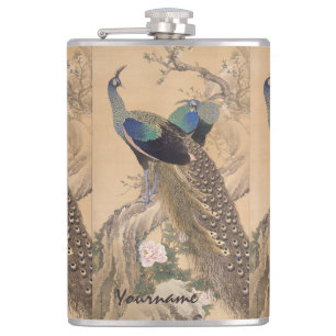 Japanische Kunst individuell gestaltete Flasche Flachmann
