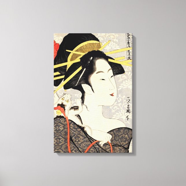 Japanische Kunst Leinwanddruck (Vorderseite)