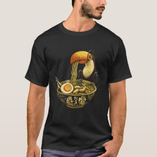 Japanische Kunst Nudelliebhaber Wildlife Toucan Ra T-Shirt