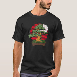 Japanische Kunstästhetik Japan Culture Retro Bonsa T-Shirt