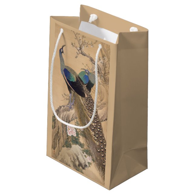 Japanische Kunsthandtasche Kleine Geschenktüte (Rückseite Schrägansicht)