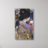 Japanische Lady mit einem Fan von George Henry