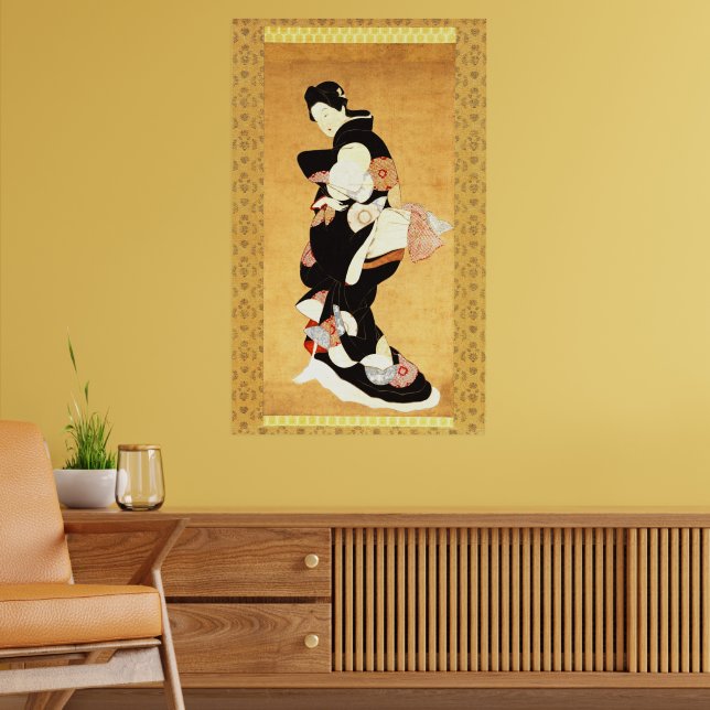 Japanische Lady Poster (Wohnzimmer 2)