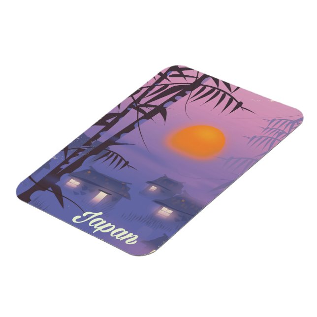 Japanische Landschaft Magnet (Linke Seite)