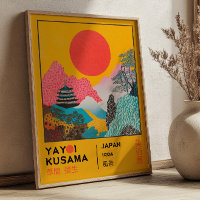 Japanische Landschaft Retro Yayoi Kusama Ausstellu